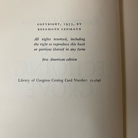 THE ECHOING GROVE By Rosamond Lebmann 50s - Picture 6 of 10